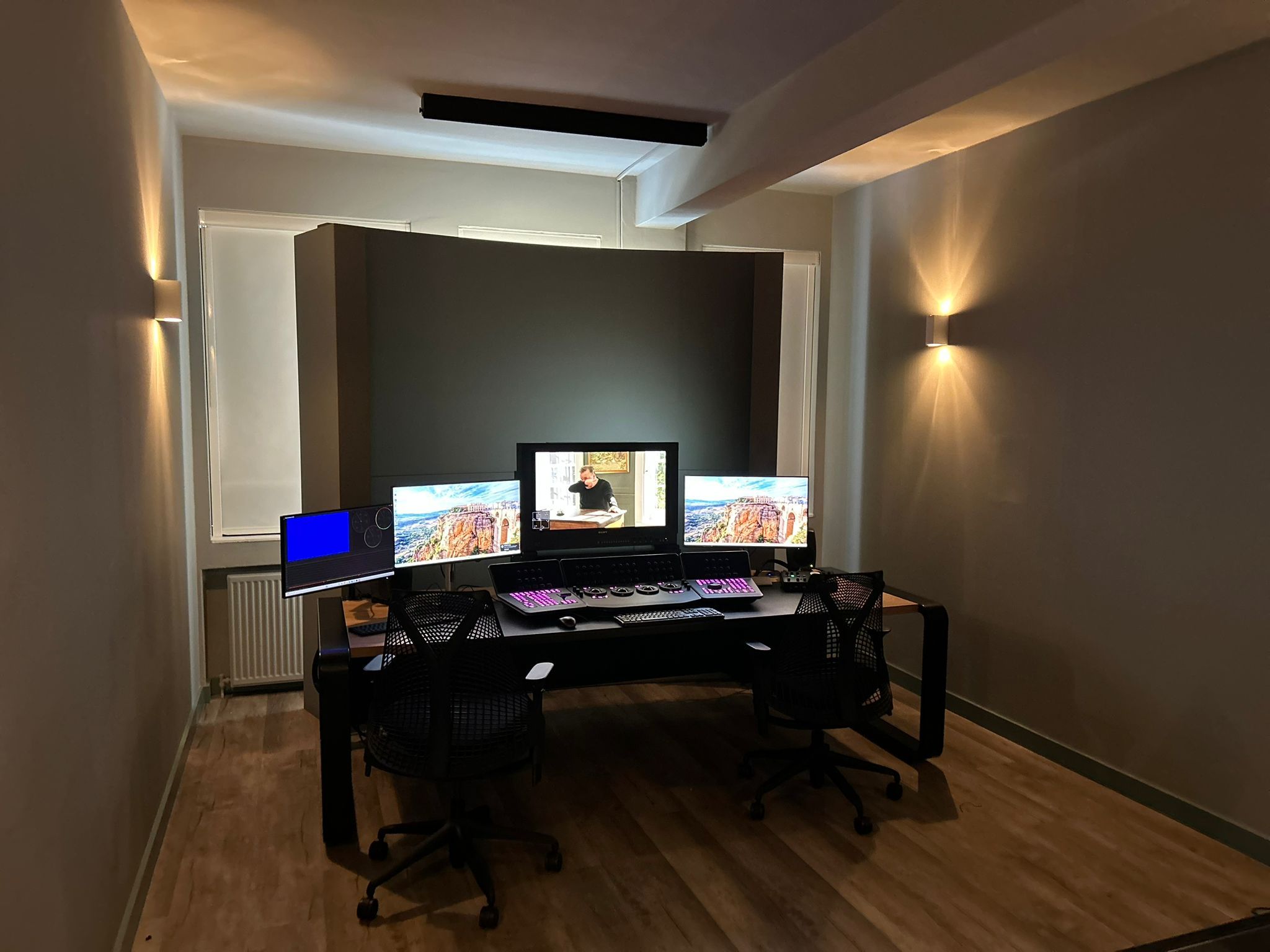 Banijay Post Production grading room installation