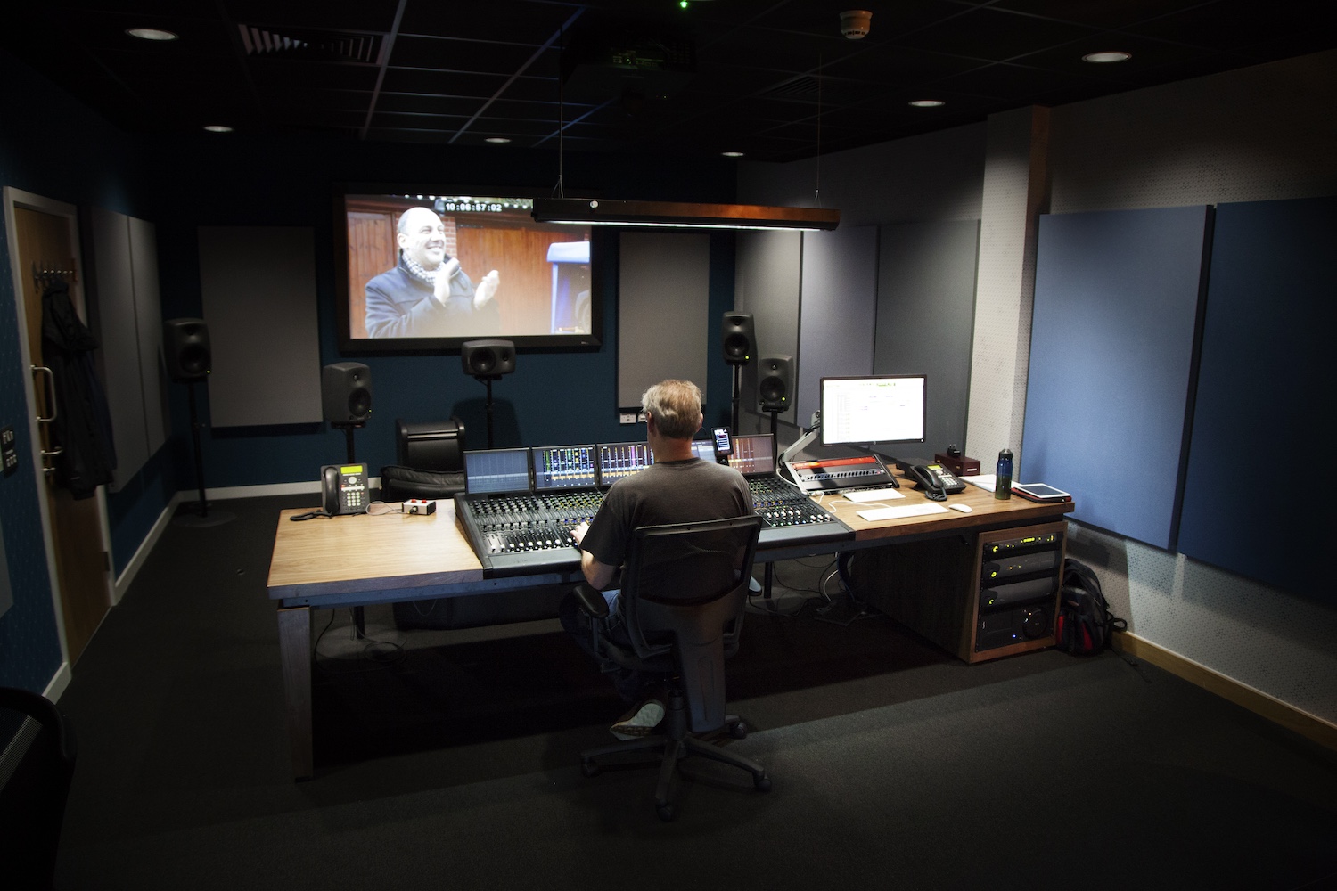 Main Dubbing Theatre at Gorilla Post - Absolute CAD