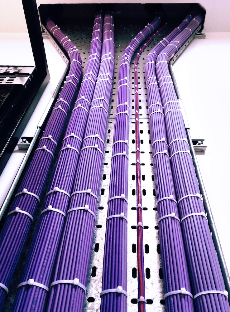 broadcast cabling at The Switch - Absolute CAD