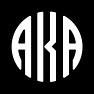 AKA Design logo and website link