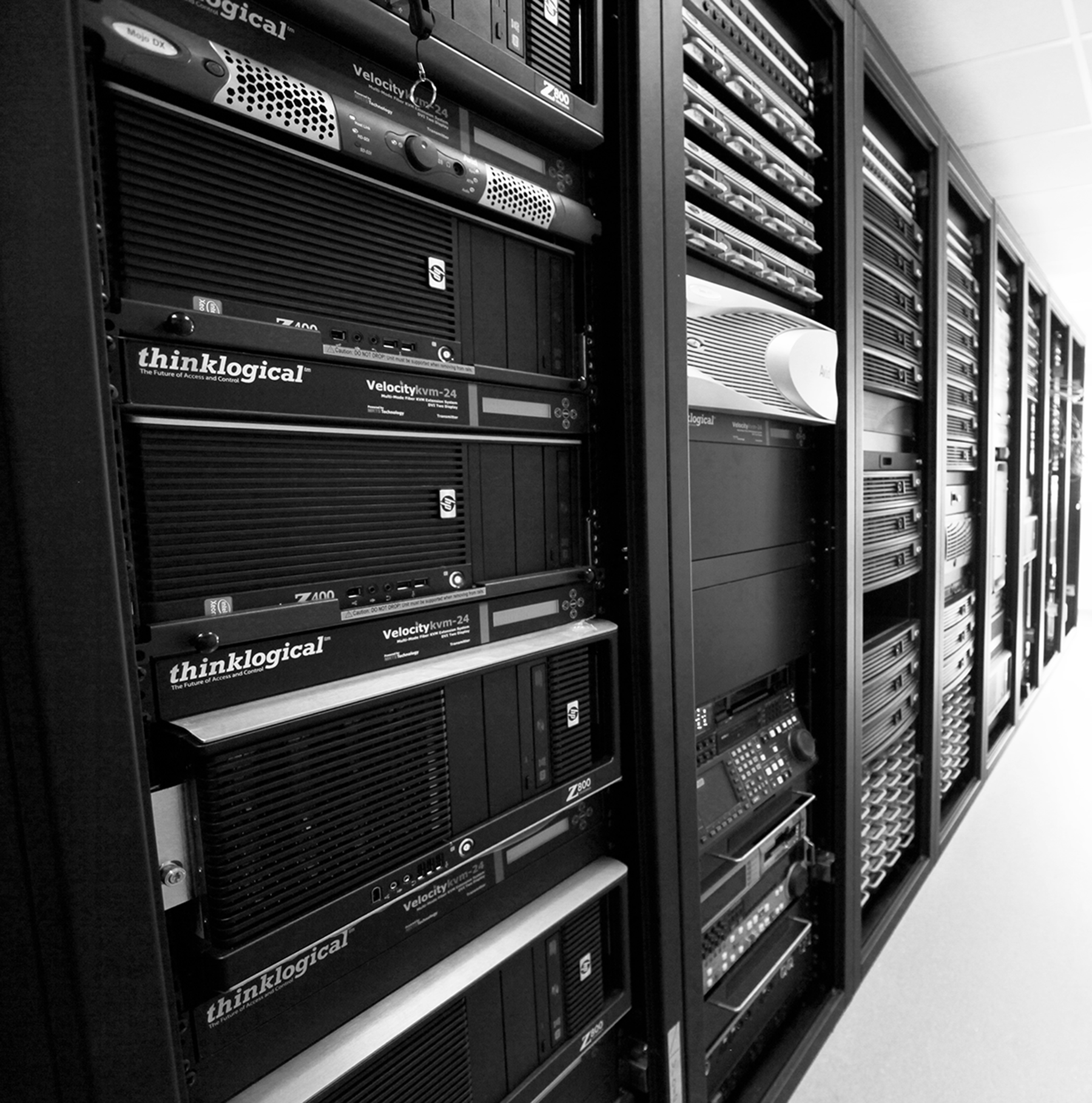 Avid Technology racks